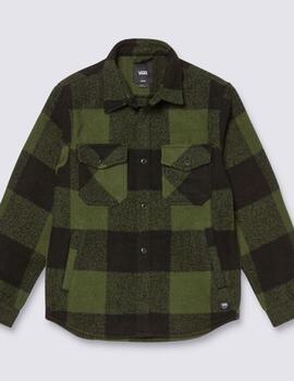 Camisa Vans Denby Fuzzy Sha en Verde para Hombre