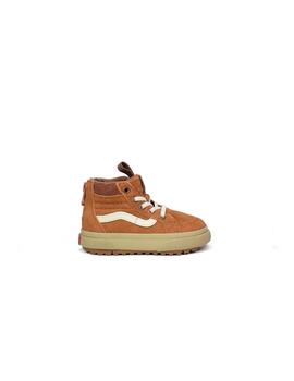 Zapatilla Vans Mte Sk8 Hi Zip en Camel para Niños