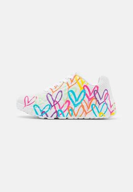 Zapatilla Skechers Uno Lite-Spread The Love