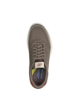 Zapatilla Skechers Corliss-Dorset en Marrón para Hombre