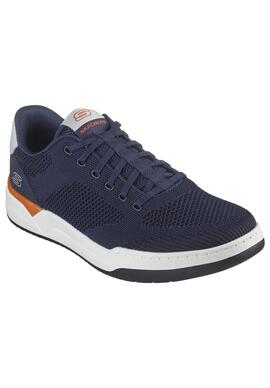 Zapatilla Skechers Corliss-Dorset en Marino para Hombre