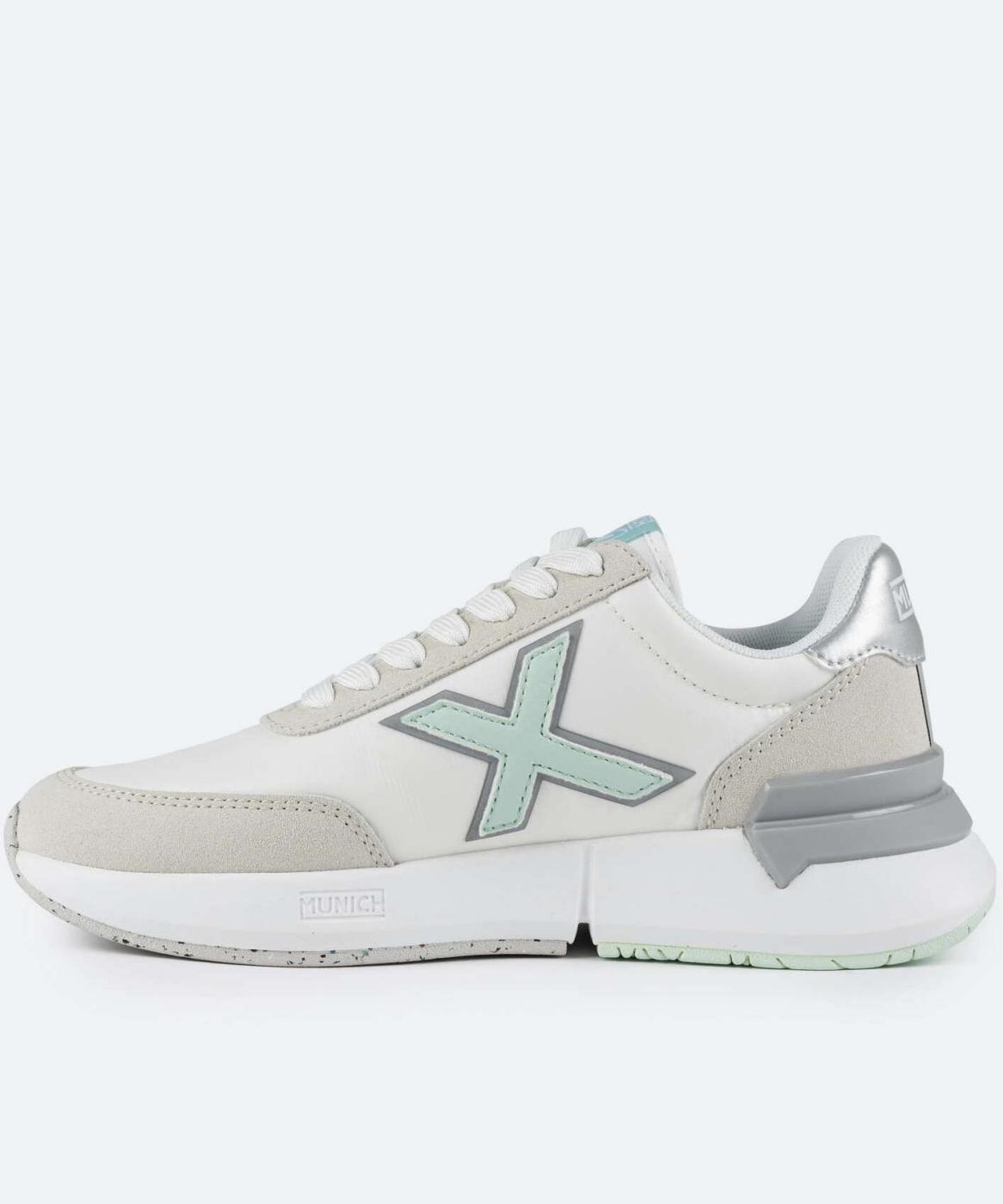 Zapatilla Munich Versus Wmn 93 en Plata para Mujer
