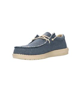 Zapatilla Hey Dude Wally Braided en Azulón para Hombre