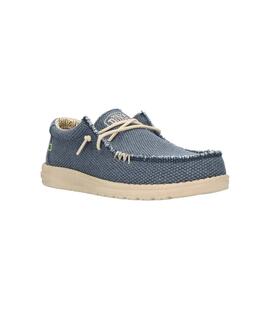 Zapatilla Hey Dude Wally Braided en Azulón para Hombre