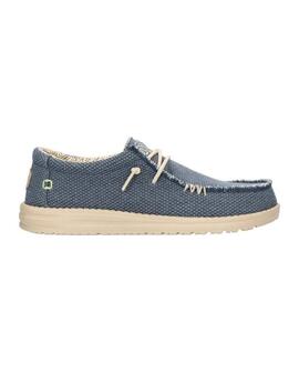 Zapatilla Hey Dude Wally Braided en Azulón para Hombre