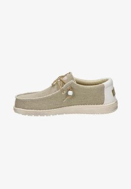 Zapatilla Hey Dude Wally Braided en Beige para Hombre