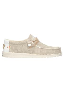 Zapatilla Hey Dude Wally Braided en Beige para Hombre