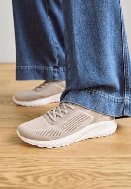 Zapatilla Skechers Bobs Squad Chaos-Current Muse Nude Mujer