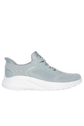 Zapatilla Skechers Bobs Squad Chaos-Current Muse Gris Mujer