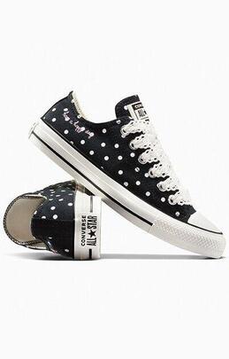 Zapatilla Converse Ctas Ox en Negro con Encaje paraMujer