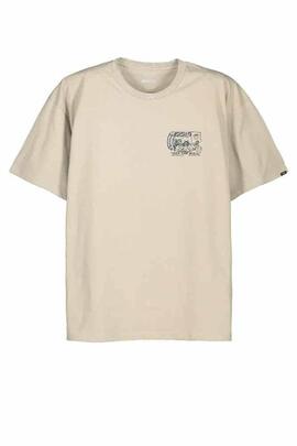 Camiseta Vans Next Stop Ss en Beige para Hombre