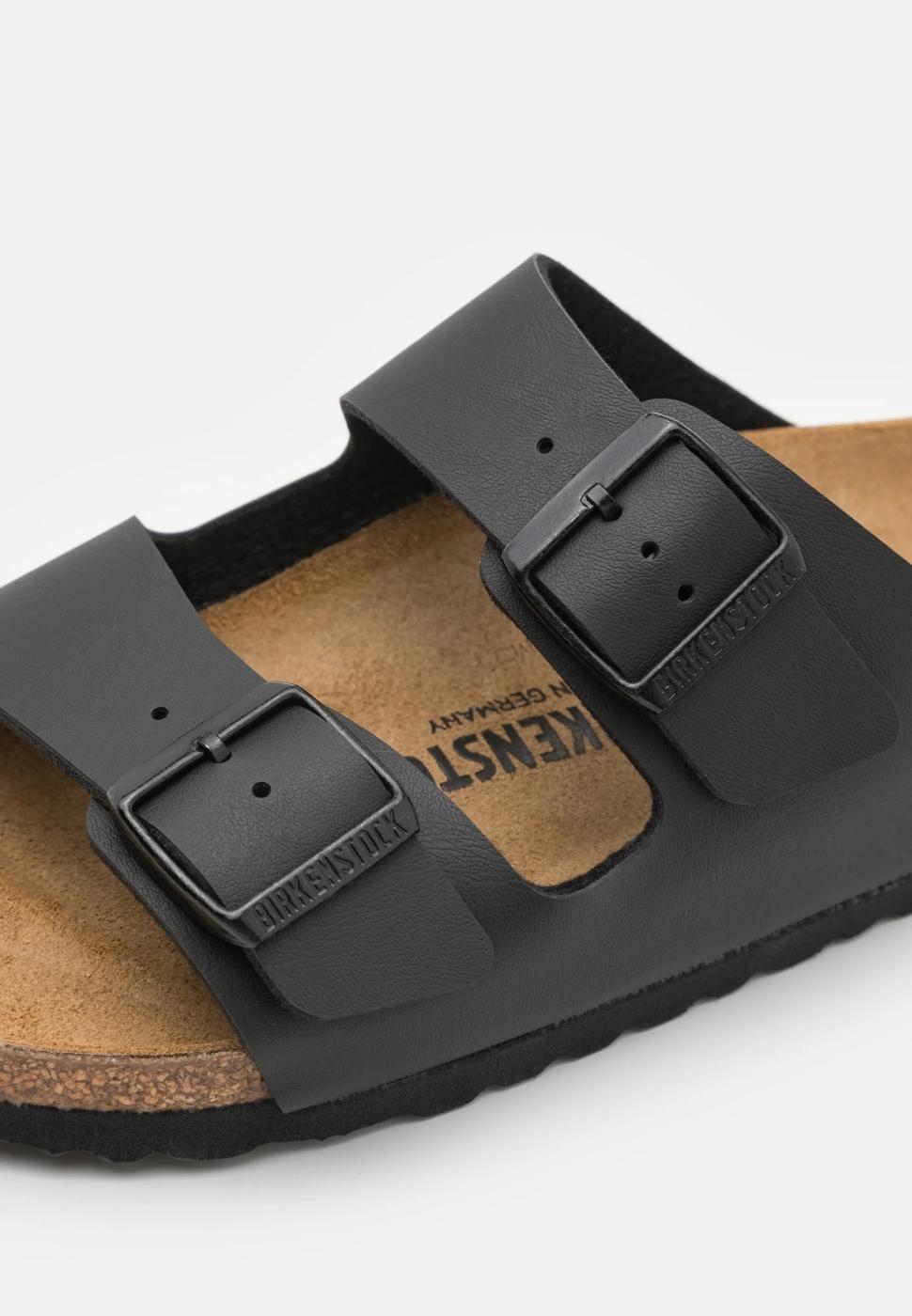 Sandalias Birkenstock Arizona Bs en Cuero Negro