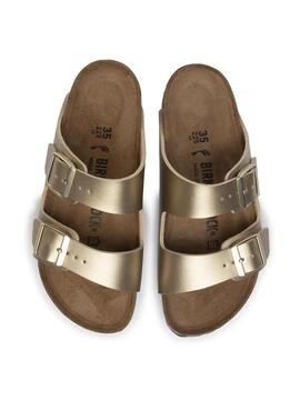 Sandalias Birkenstock Arizona Dorado para Mujer