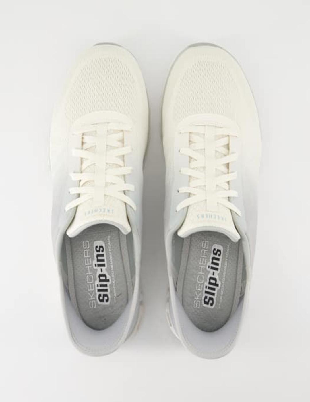 Zapatilla Skechers Glide-Step-Excite en Gris para Mujer