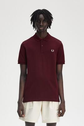 Polo Fred Perry M6000 en Granate para Hombre