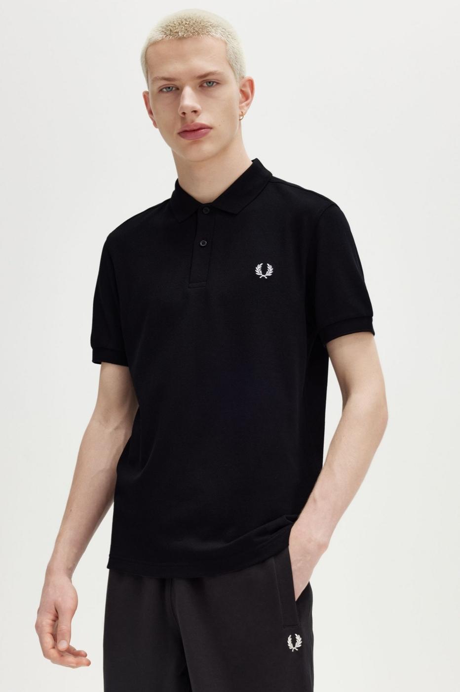 Polo Fred Perry M6000 en Negro para Hombre