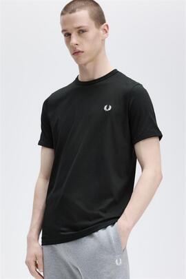 Camiseta Fred Perry Ringer en Negro para Hombre