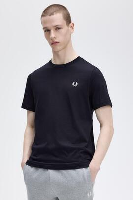 Camiseta Fred Perry Ringer Camiseta Marina para Hombre