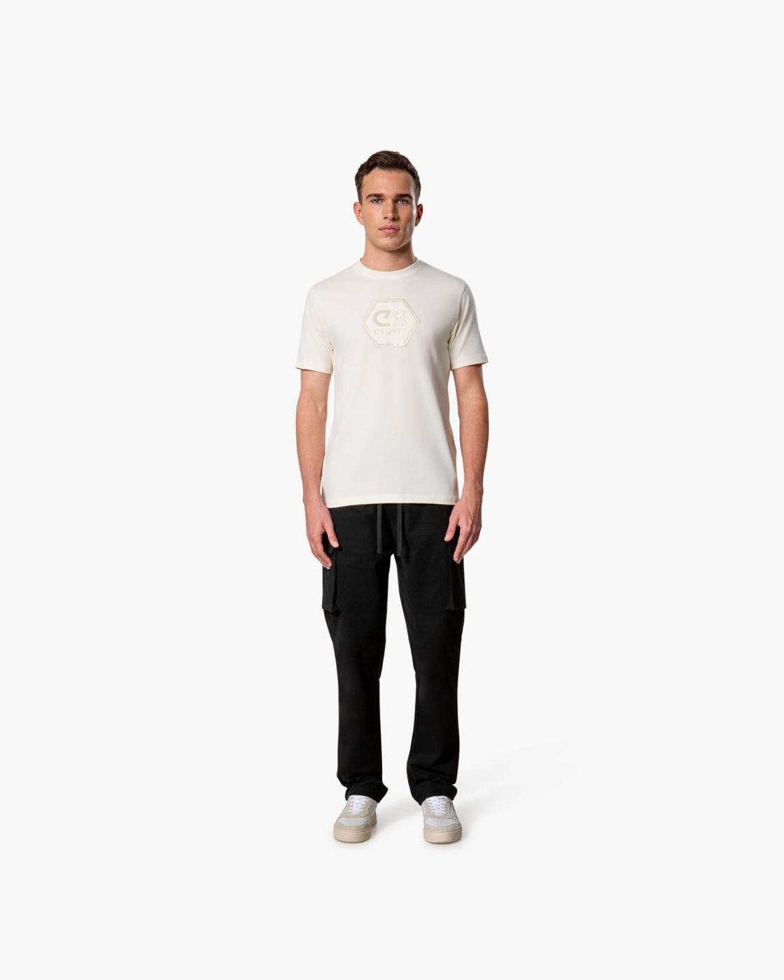 Camiseta Cruyff C-Lion Tee en Beige para Hombre
