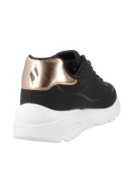 Zapatilla Skechers Uno Lite-Metallic Mode Negro para Niños