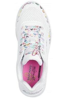 Zapatilla Skechers Uno Lite-Heart Craze en Blanco Niños