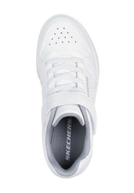 Zapatilla Skechers Quick Street en Blanco para Niños