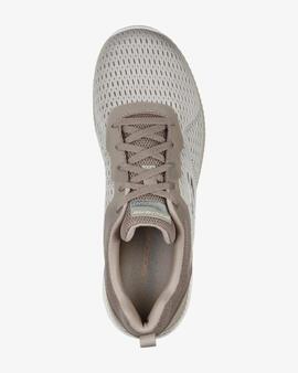 Zapatilla Skechers Bountiful-Quick Path en Beige para Mujer