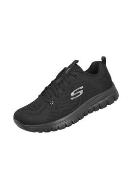 Zapatilla Skechers Graceful-Get Connected en Negro para Muje