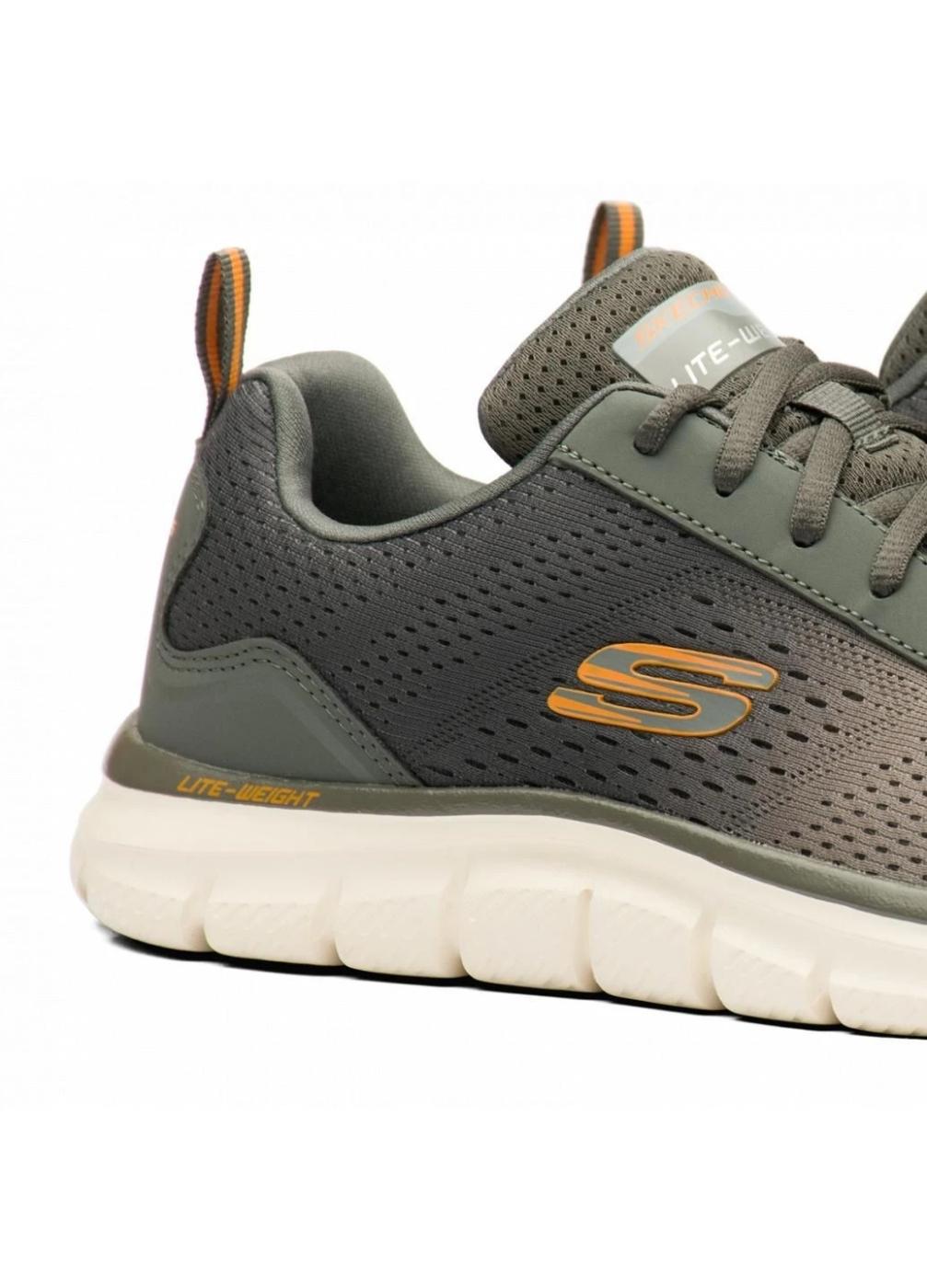 Zapatilla Skechers Track-Ripkent en Verde para Hombre