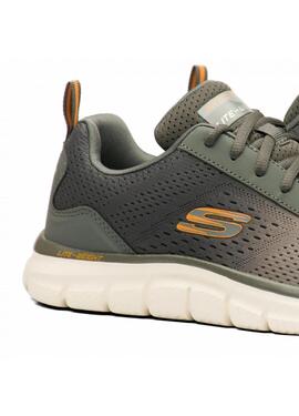 Zapatilla Skechers Track-Ripkent en Verde para Hombre