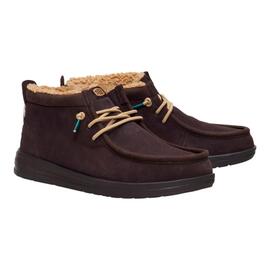 Botín Hey Dude Hombre Wally  Mid Grirp Warmth Mole Brown