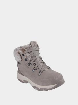 Bota Skechers Trego Snow Worries Waterproof en Taupe Mujer