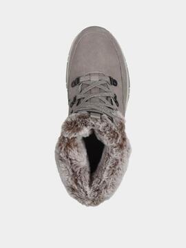 Bota Skechers Trego Snow Worries Waterproof en Taupe Mujer