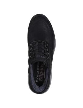  Bota skecher Summits-Siegul Slip-ins en Negro para Hombre