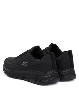 Zapatillas Bobs B Flex-Artic Edge en Negro para Mujer