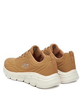 Zapatillas Bobs B Flex-Artic Edge en Marrón para Mujer