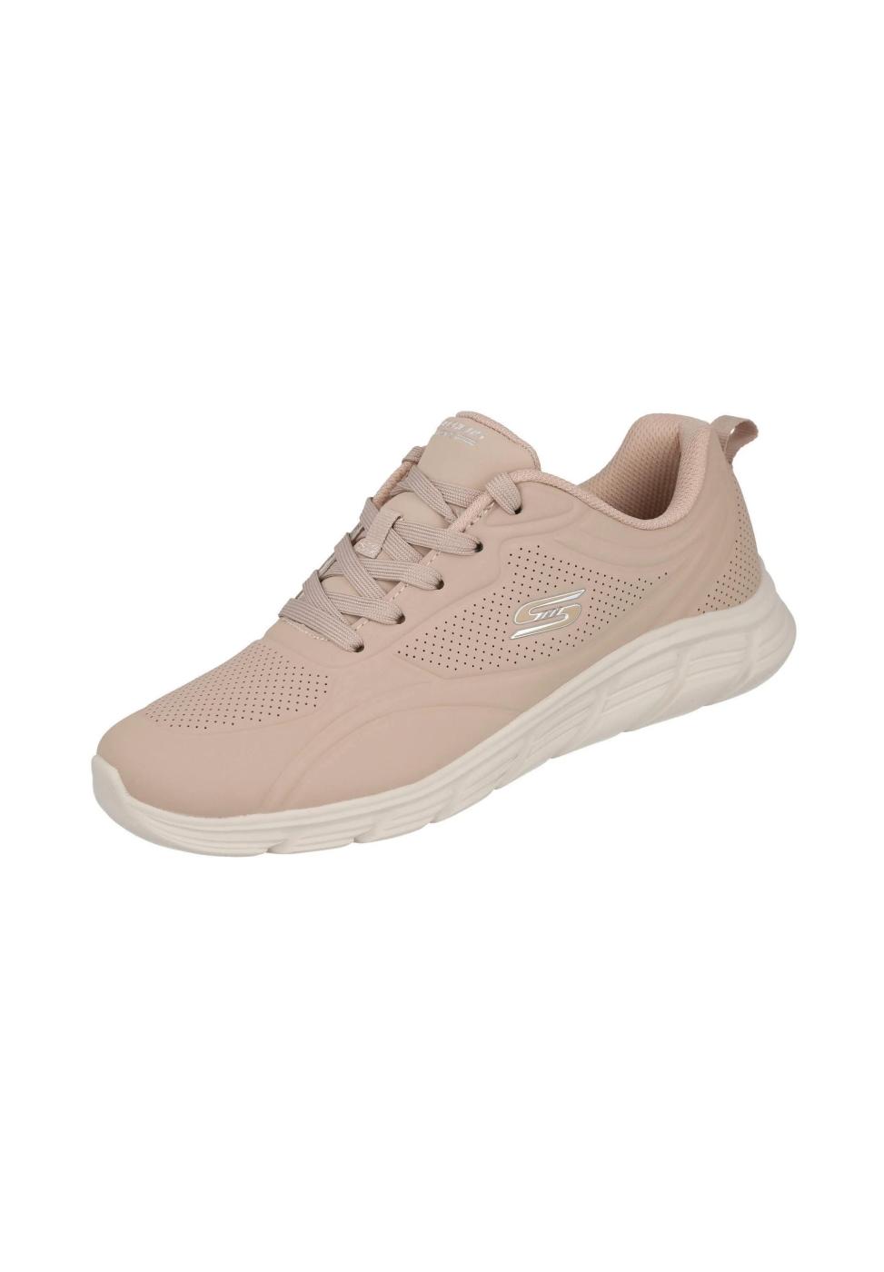 Zapatillas Bobs B FlexLo-Cool Easy en Beige para Mujer