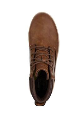 Botas Skechers Garlan-Deno Waterproof Marrón Hombre
