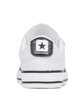 Converse Star Player 3V Ox en Blanco para Niños