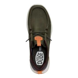 Zapatos Hey Dude Wally Drift Clsic en Verde para Hombre