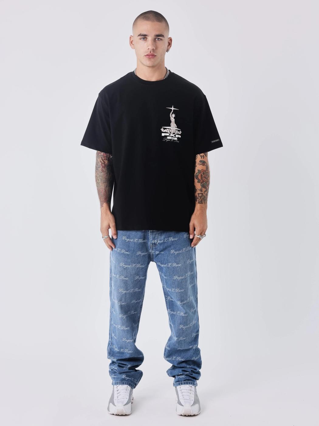 Camiseta Project x Paris T-Shirt en Negro para Hombre