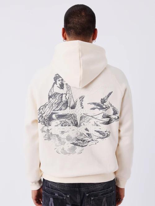 Sudadera Proyet Paris  Perlada en Beige Hombre