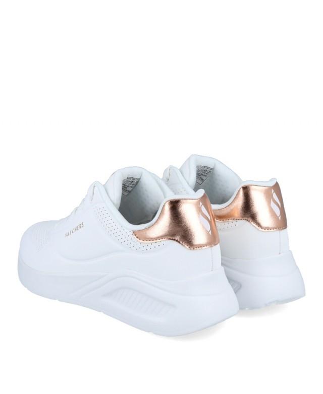 Zapatilla mujer Uno Lite Shimmer Along en Blanco Niña