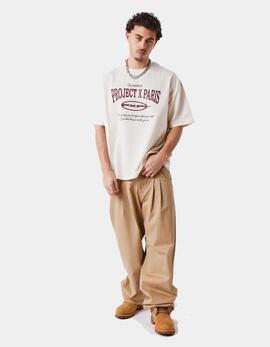 Camiseta Proyet Paris en Beige para Hombre