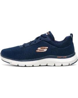 Zapatilla hombre skechers Burns Agoura en Marino para Hombre