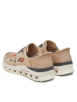 Zapatilla Skechers Glide Step Pro en Beige para Hombre