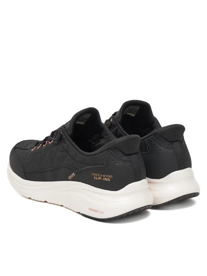 Zapatilla Mujer Skechers Contour Foan Golden Hour En Negro