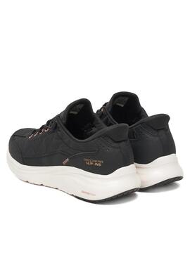 Zapatilla Mujer Skechers Contour Foan Golden Hour En Negro