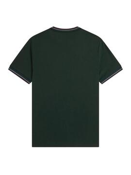 Camiseta Fred Perry en Verde para Hombre