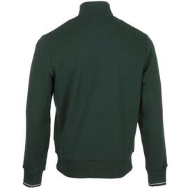 Jersey Media Cremallera Fred Pery Verde para Hombre